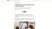 SRF muss selber zurück auf die Schulbank: «diskriminierend» und «falscher Eindruck über die thematisierten Kinder mit Sonderschulbedarf vermittelt»... (Screenshot SRF)