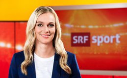 Neu moderiert sie «sportaktuell» (© SRF)