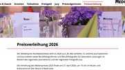 Preise wurden vergeben in den Kategorien Radio, Print, Foto und TV. Zusätzlich wurde noch ein Recherche-Preis verliehen… (Bild: Screenshot medienpreis-nordwestschweiz.ch)