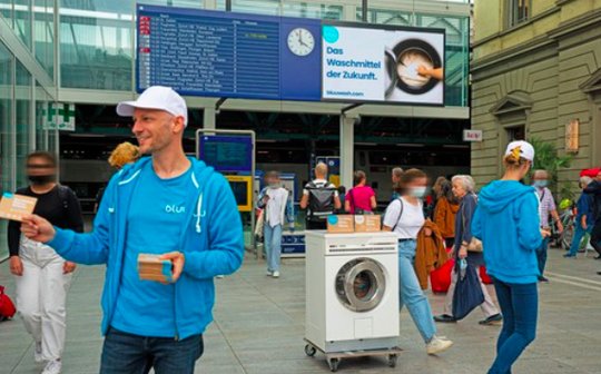 Nächster Halt Winterthur: Die APG hilft wendigen Start-ups mit Aussenwerbung. (Bild zVg)