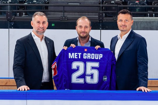 Der Strom- und Gashändler unterstützt das Zuger «EVZ Men’s Team»... (Bild: zVg)