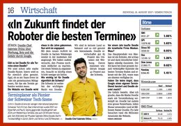 Der Artikel vom Dienstag auf Seite 16