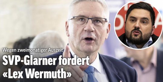 Schlagzeilen im Angebot: «Wermuth bricht sein Schweigen» und «SVP-Glarner fordert «Lex Wermuth»...