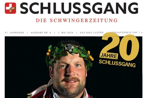 Seit der ersten Ausgabe der Schwinger-Zeitung «Schlussgang» kamen fast 400 dazu… (Bild: zVg)