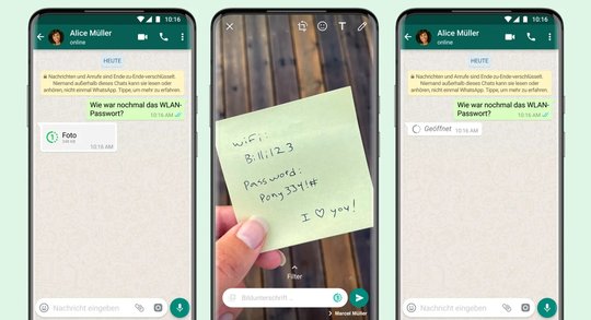 Mit der neuen Funktion hätten die Benutzer «noch mehr Kontrolle über ihre Privatsphäre», meint Whatsapp... (© Bild: Whatsapp)