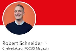 Robert Schneider auf LinkedIn...