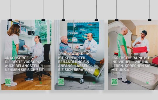 Die dreiteilige Kampagne thematisiert im November Prostatakrebs... (Bild: zVg)