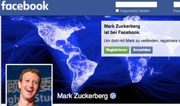 Auch Mark Zuckerberg ist auf Facebook