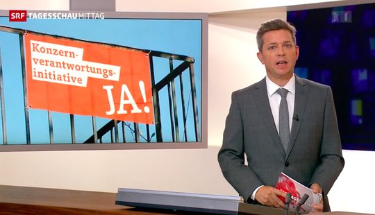 Ein Bild sagt mehr als Tausend Worte: 42 Zuschauer fanden, dass der «optische Eindruck einseitig» sei. (Bild Screenshot SRF)