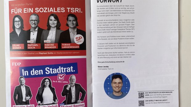 Ist das Online-Magazin «Tsüri» auch eine Polit-PR-Agentur?   (Bild: Screens. Sondermagazin)