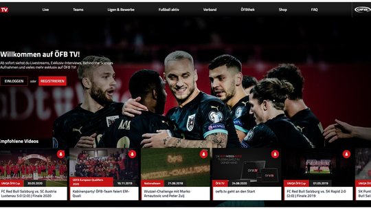 Umfassender als im Fernsehen: Das Portal oefb.tv bietet alles, vom Livestream mit den wichtigsten Spielen bis Clubreportagen, Ausbildungsvideos und Fanshop...