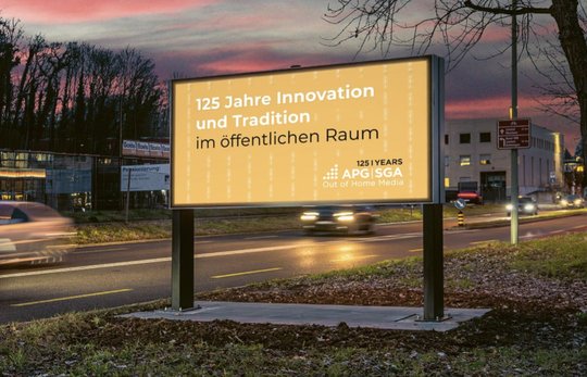 Der Out-of-Home-Anbieter kann sich auf 8’200 aktive Werbekunden stützen, von denen 86% eine lokale/regionale Ausrichtung haben...    (Bild: APG/zVg)