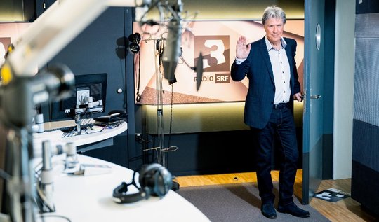 Das letzte Mal «On-Air» sein wird Bernhard Schär bei Radio SRF 3 am Freitagmorgen, den 30. April... (Bild © SRF)