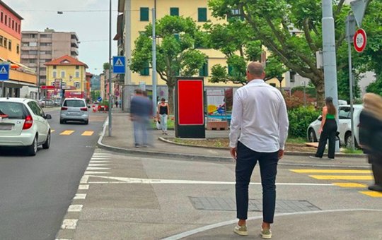 Die «City ePanels» kombinieren Werbebotschaften mit praktischen Stadtinformationen... (Bild: zVg)