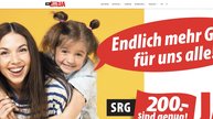 Eine der höchsten Medienabgaben weltweit, bei steigenden Lebenshaltungskosten: emotionale Kampagne der Befürworter angelaufen... (Bild: Screenshot/SGV)