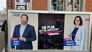 Plakate an der Zürcher Heinrichstrasse im Zürcher Industriequartier im Kreis 5... (Bild: FDP Zürich/zVg)