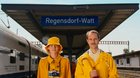 Der neue Kinospot streicht das ländliche Stadtflair des neuen Zwhatt-Areals heraus... (Bild: Screenshot Klein Report)