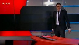 Der Geiselnehmer kurz vor seiner Festnahme