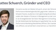 Schuerch setzt auf Performance-Marketing