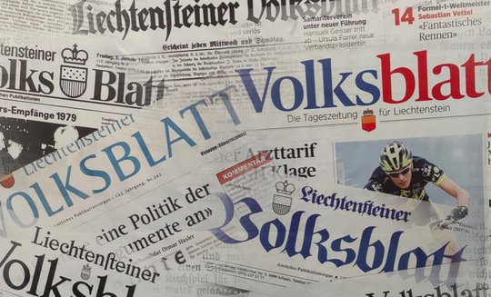 Bye, bye «Volksblatt»: Im Ländle gibt’s bald nur noch eine Tageszeitung. (Bild zVg)