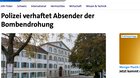 Mitgehangen, mitgefangen: blue News publizierte im Oktober 2023 telquel diese Falschmeldung von Keystone-SDA... (Bild: Screenshot KR)