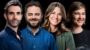 Das Morgen-Moderationsteam: Philippe Gerber, Marco Thomann, Joana Mauch und Anic Lautenschlager…               (Bild: SRF)