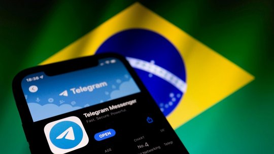 Telegram ist in Brasilien auf 53 Prozent der Mobiltelefone installiert…     (Bild: Foto: Andre M. Chang/ZUMA Press Wire/dpa Keystone/ZUMA Press Wire/Andre M. Chang sda-ats)