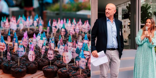 Für die Gäste gabs personalisierte Geburtstags-Muffins. IAA-Präsident Andreas Widmer und Geschäftsführerin Chantal Landis blickten zurück und in die Zukunft…        (Bilder: zVg)