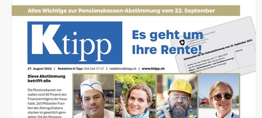 «Aargauer Zeitung» fragt: Vermischung zwischen Konsumtipps und politischem Campaigning?… (Bild: Screenshot Sonderausgabe «K-Tipp»)