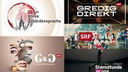 Mehrere SRF-Sendungen sind neu ins barrierefreie Angebot von SRF aufgenommen worden... (Bild: © SRF)