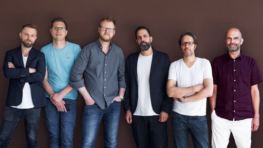 Marcin Baba, Florian Birkner, Nicolas Vontobel, Raul Serrat, Michael Kathe und Thomas Lüber (v.l.)