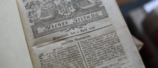 Ohne Bannerwerbung: So haben Zeitungen vor mehr als 300 Jahren noch ausgesehen...           (Bild: Wiener Zeitung)