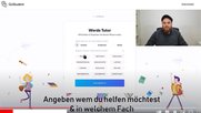 Ob Unterricht oder Bewerbung als Dozentin und Dozent: Bei «Go Student» läuft alles über den Bildschirm…   (Screenshot)