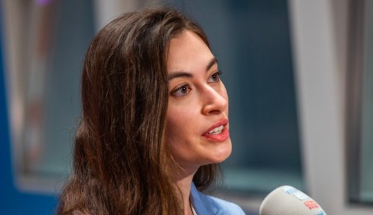 Im Rückzugsgefecht: Anija Ameti... (Bild: © Operation Libero)