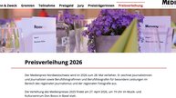 Preise in den Kategorien Radio, Print, Foto und TV. Zusätzlich wurde ein Recherche-Preis verliehen… (Screens. medienpreis-nordwestschweiz.ch)