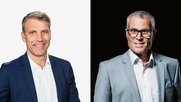 Ohne Live-Spiele gibt es auch nichts mehr zu kommentieren bei den Fussball-Experten Peter Knäbel (l.) und Andy Egli...    (Bild: SRF)