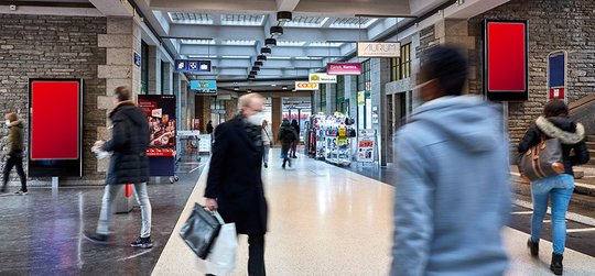 Der Stadtbahnhof Zürich Enge wurde von der APG komplett digitalisiert...