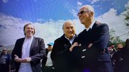 Gipfeltreffen auf dem Sonnenberg: Günter Netzer, Sepp Blatter und Franz Beckenbauer (v.l). (Bild zVg S. Blatter)