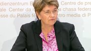 «Der Ukrainekrieg führt uns die Dringlichkeit des Handlungsbedarfs vor Augen», sagte Verteidigungsministerin Viola Amherd gegenüber den Medien. (Bild Screenshot Youtube)