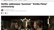 Auch cnn.com berichtet wie Netflix die «Emilia Pérez»-Kontroverse anspricht… (Bild: Screenshot cnn.com)