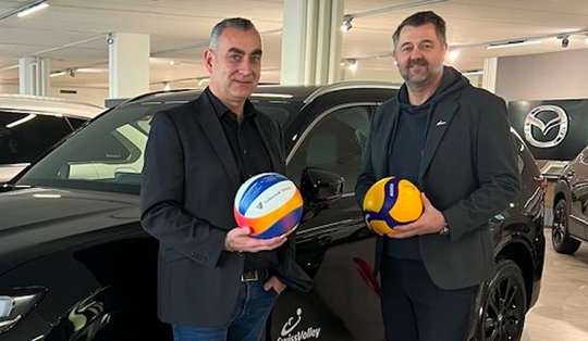 Belwag stellt dem Sportverband Fahrzeuge zur Verfügung... (Bild: © Swiss Volley)