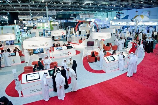 An der GITEX in Dubai können sich die Schweizer Unternehmen vor 100'000 Interessierten präsentieren...           (Bild: Golf Business)