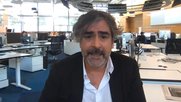 Deniz Yücel äussert sich zum Urteil aus dem Newsroom in Berlin...