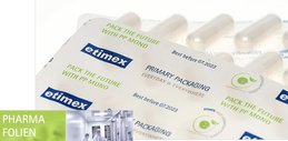 Nachhaltige Pharmafolien von Etimex…