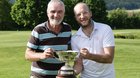 Nettosieger Bruno Studer (l.) und der neue SGPA-Champion Jérôme Reynard im Golfclub Heidental…   (Bild: SGPA/Emanuel Stotzer/zVg)