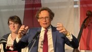 «Weltwoche»-Verleger Roger Köppel auf dem Oberbölchen an der 100-Jahr-Feier der basellandschaftlichen SVP...    (Bild: Klein Report)