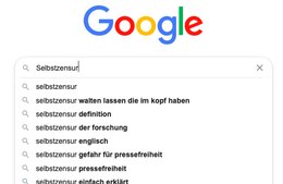 Jeder Fünfte zensiert sich selbst beim Googeln