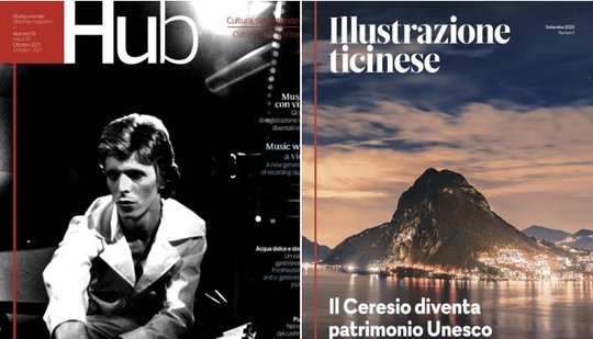 «Hub» wird aufgegeben. Die «Illustrazione ticinese» könnte in einer neuen Form im «Corriere del Ticino» integriert werden…