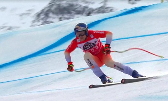 Die Übertragung der Sieges-Schussfahrt von Marco Odermatt erzielte einen Marktanteil von 84,8 Prozent... (Bild: © SRF / zVg)