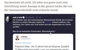 Nach Anfrage des Klein Reports entfernt: Inhalt auf El Arbis Homepage...(Screenshot fadegrad.co)